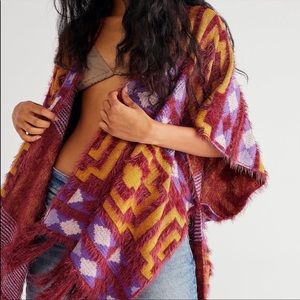 Free People Cozy Dimonback Kimono